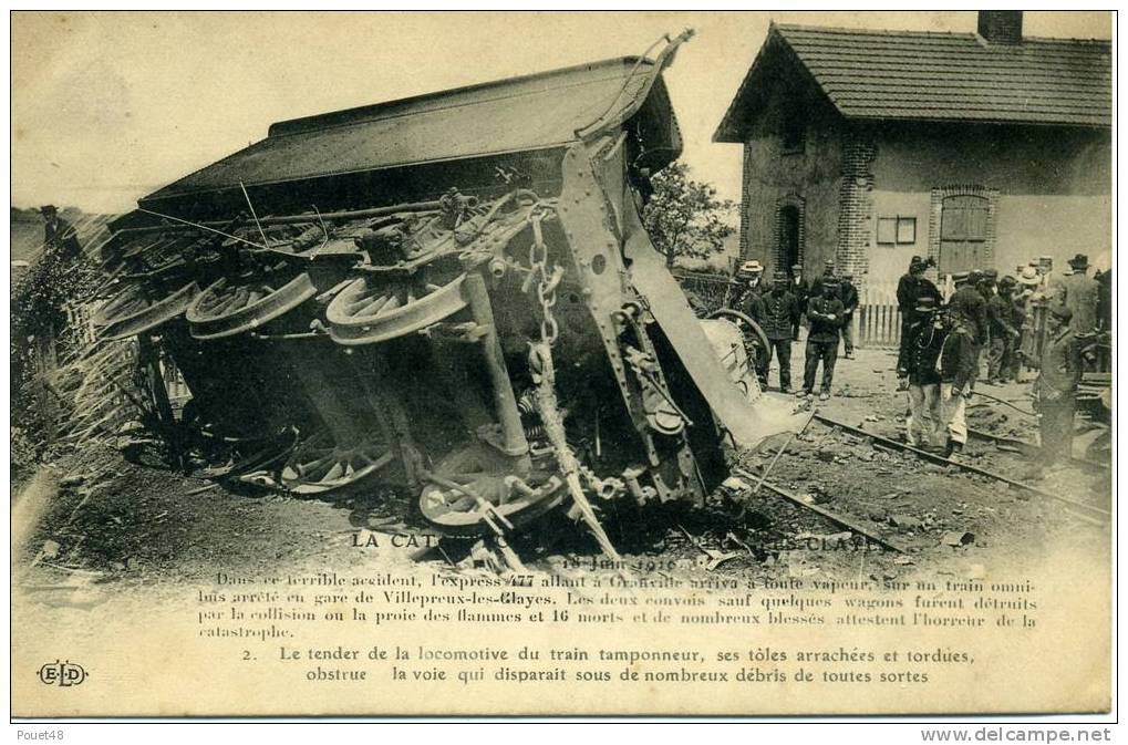 (78) LA CATASTROPHE DE VILLEPREUX-LES-CLAYES _ 18 Juin 1910 - Les Clayes Sous Bois