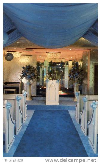 LAS VEGAS - CIRCUS CIRCUS HOTEL - Chapel Of The Fountain, Wedding Chapel - TBE, Carte Petit Formatn Neuve, 2 Scans - Las Vegas