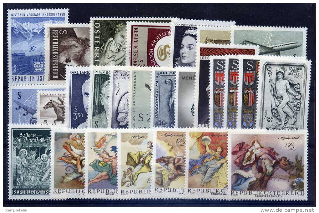 1968 COMPLETE YEAR PACK MNH ** - Ganze Jahrgänge