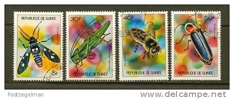 GUINEE 1973 CTO Stamp(s) Insects 4 Values Only - Other & Unclassified