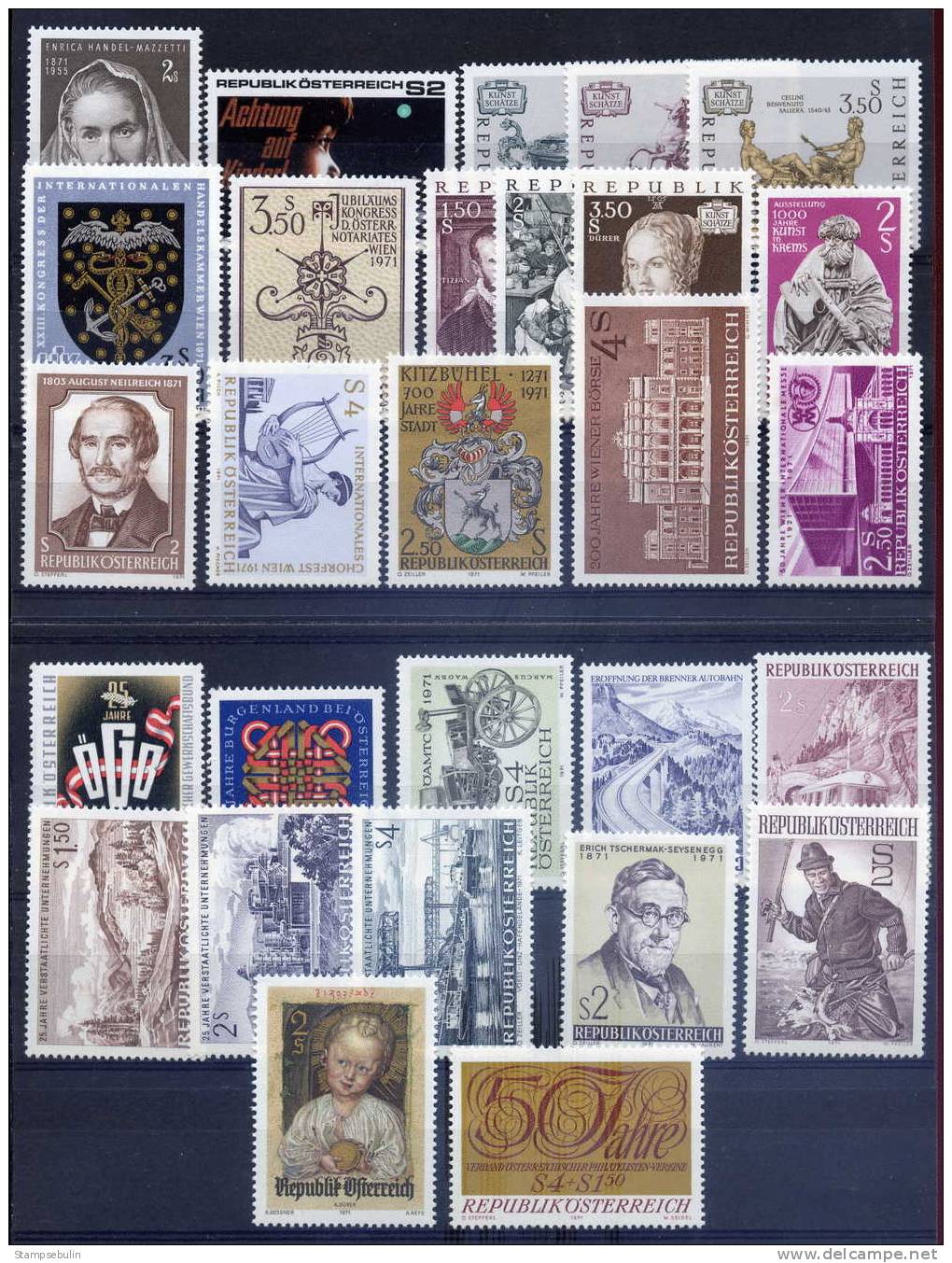 1971 COMPLETE YEAR PACK MNH ** - Annate Complete