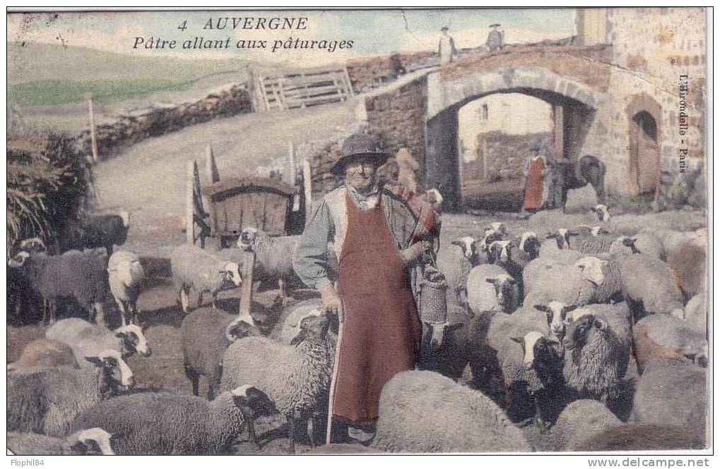 BERGER ALLANT AUX PATURAGES-PATRE D'AUVERGNE-BELLE ANIMATION - Autres & Non Classés