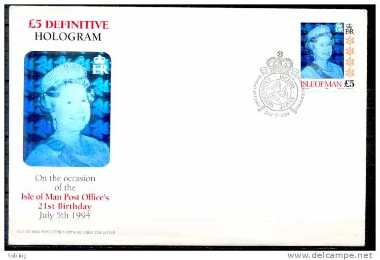 Hologram, Great Britain 1994, FDC 16242 - Holograms