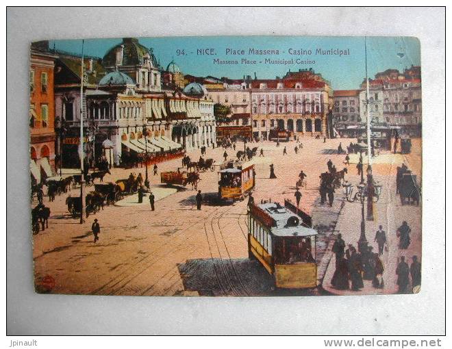 NICE - Place Massena - Casino Municipal - Places, Squares