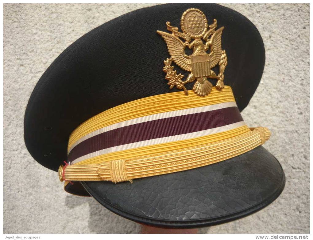 U.S.A. : SUPERBE CASQUETTE OFFICIER MEDICAL CORPS   Par BANCROFT - Casques & Coiffures