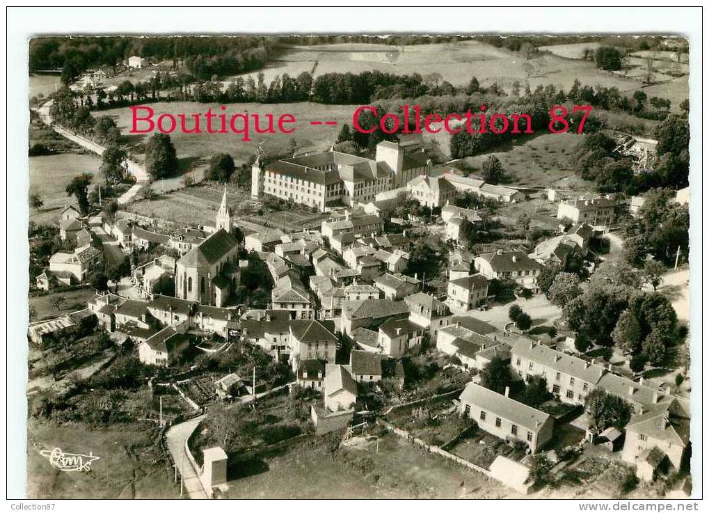 46 - LOT - SOUSCEYRAC - VUE GENERALE AERIENNE - CPSM RARE & INEDITE - DOS VISIBLE - Sousceyrac