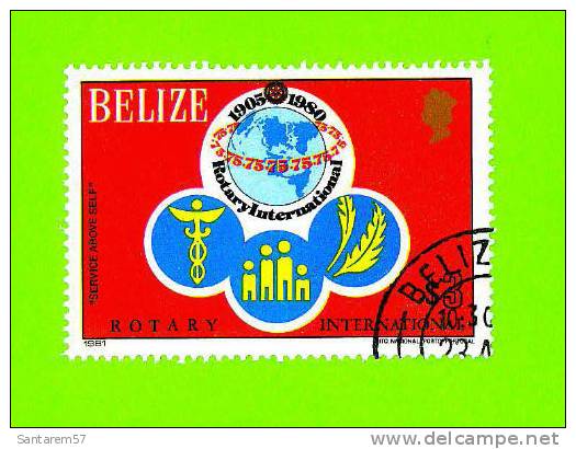 Oblitération Ronde Used Stamp Rotary International 1905-1980 BELIZE $ 3 1981 - Belize (1973-...)