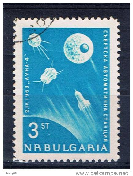 BG+ Bulgarien 1963 Mi 1388-90 Raumfahrt - Used Stamps