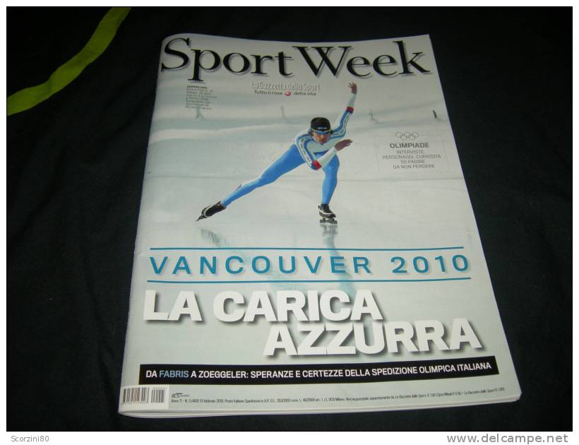 Sport Week N° 483 (n° 5-2010) ENRICO FABRIS - Deportes