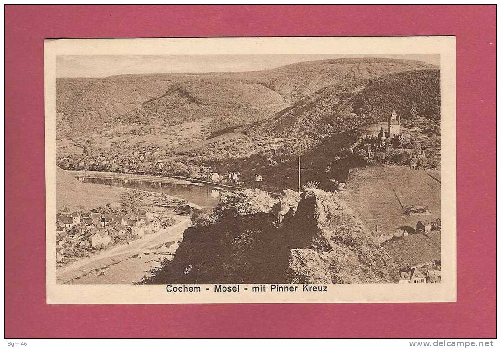 * CPA..( ALLEMAGNE )....COCHEM - Mosel - Mit Pinner  Kreuz - Cochem