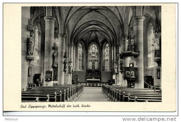 Bad Lippspringe - Mittelschiff Der Kath. Kirche - Bad Lippspringe