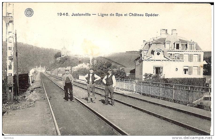 Juslenville - Ligne De Spa Et Château Spéder - Theux