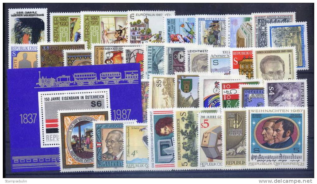 1987 COMPLETE YEAR PACK MNH ** - Años Completos