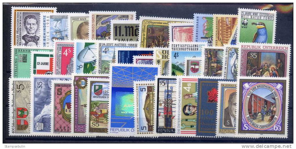 1988 COMPLETE YEAR PACK MNH ** - Annate Complete