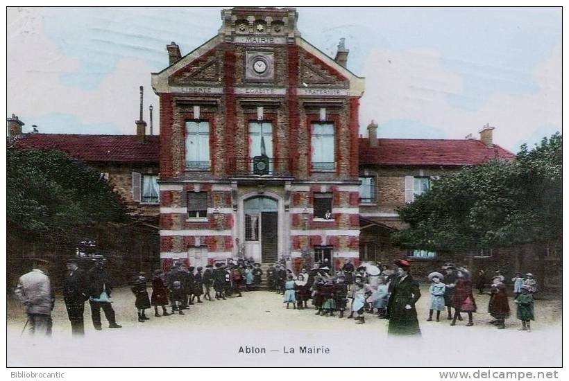 D94 - ABLON - LA MAIRIE Et Les ECOLIERS - Ablon Sur Seine