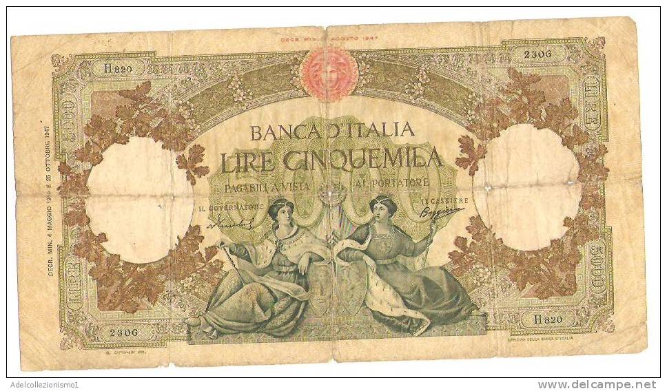 1733)splendida Banconota Da 5000 Lire Regine Del Mare Del 4-5-1959 Vedi Foto - 5000 Liras