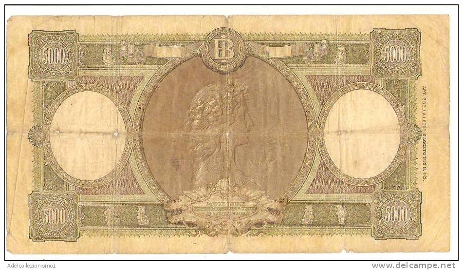 1733)splendida Banconota Da 5000 Lire Regine Del Mare Del 4-5-1959 Vedi Foto - 5000 Lire