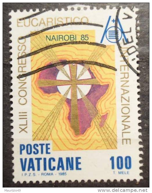 VATICANO 1985 Nr 776 Congresso Eucaristico A Nairobi 100 Lire - Used Stamps