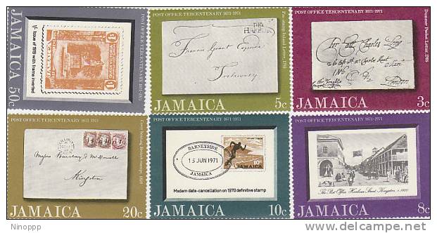 Jamaica-1971 Tercentenary Of Jamaica Post Office     MNH - Jamaique (1962-...)