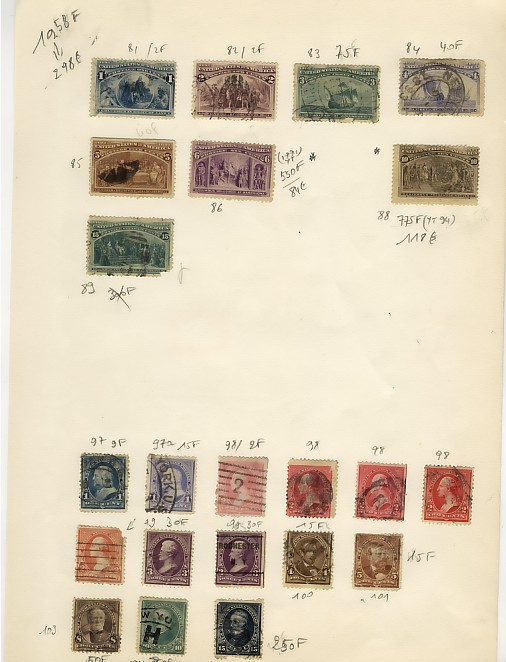 COTE +  298 EUROS -1900/1920 -TIMBRES OBLITERES -USED STAMPS -ETATS UNIS D´AMERIQUE /U S A / UNITED -STATES OF AMERICA / - Gebraucht