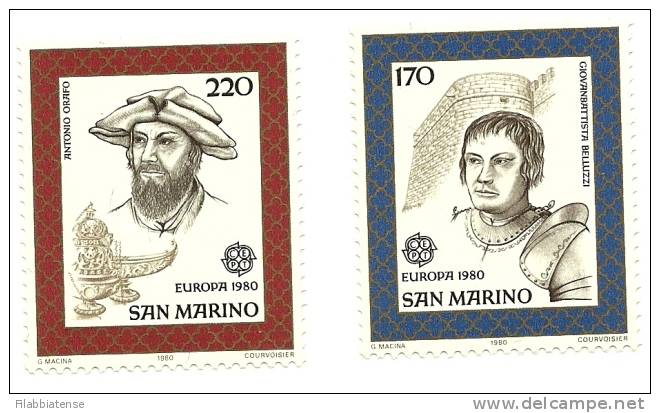 1980 - 1054/55 Europa    +++++++ - Unused Stamps