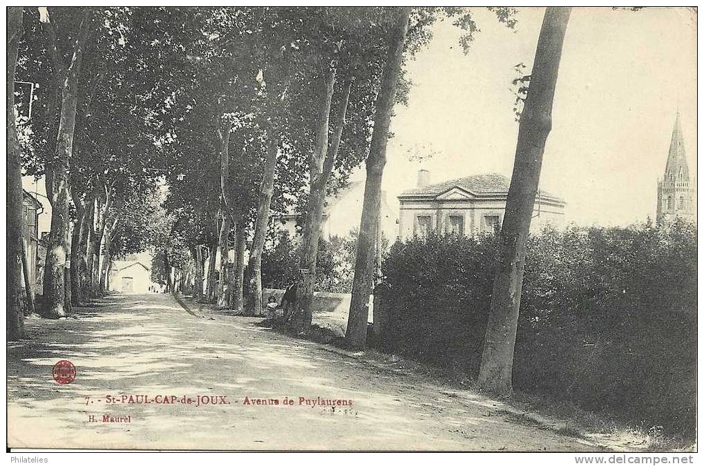 ST PAUL CAP DE JOUX  AV DE PUYLAURENS 1915 - Saint Paul Cap De Joux