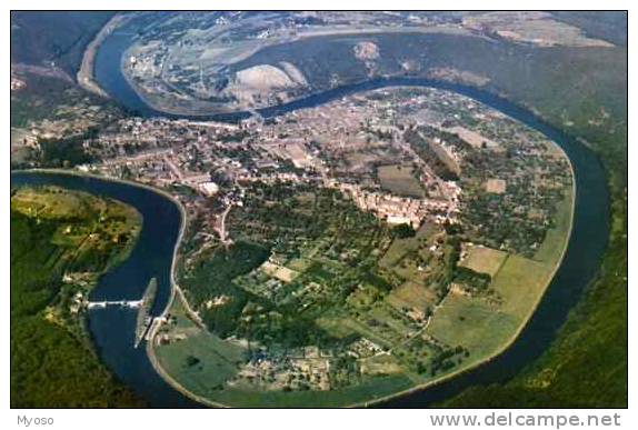 08 FUMAY Vue Aerienne La Boucle De La Meuse - Fumay