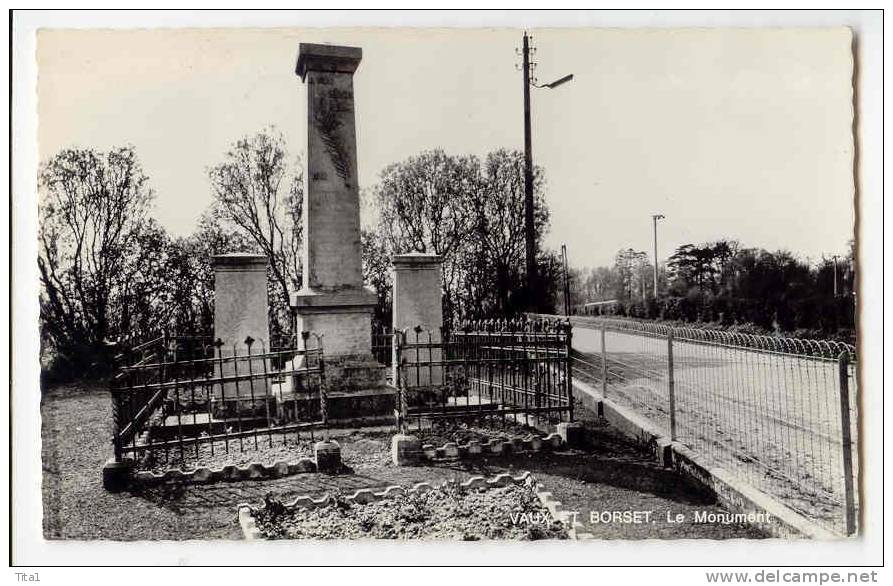 D255 - Vaux Et Borset - Le Monument - Villers-le-Bouillet
