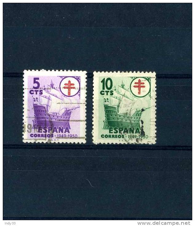 - ESPAGNE 1949 BIENFAISANCE . TIMBRES CONTRE LA TUBERCULOSE - Liefdadigheid