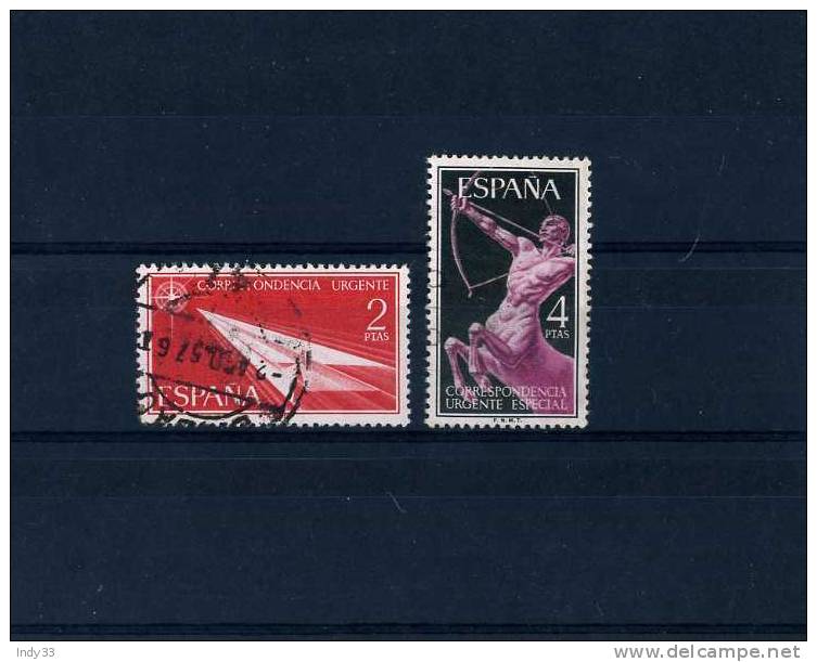 - ESPAGNE EXPRES 1956 . LOT DE 2 TIMBRES - Espresso