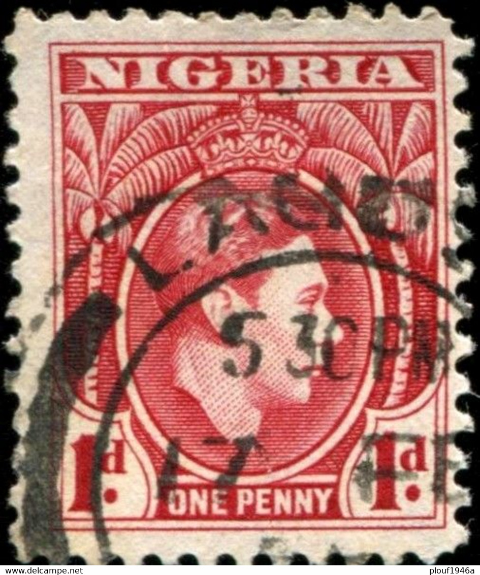 Pays : 346  (Nigeria : Colonie Britannique)  Yvert Et Tellier N° :   53 (o) - Nigeria (...-1960)