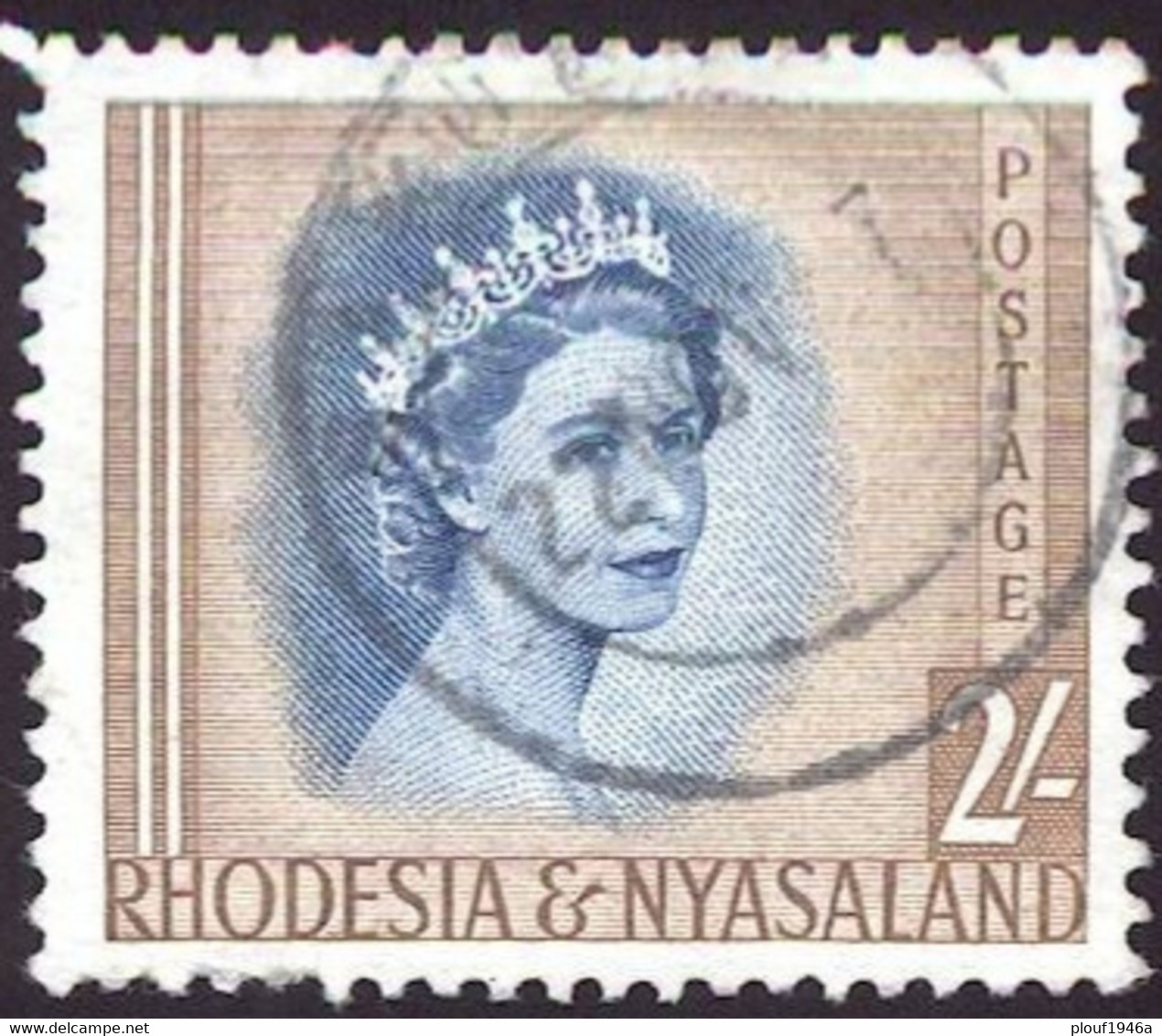 Pays : 404 (Rhodésie-Nyassaland : Colonie Britannique)  Yvert Et Tellier :    11 (o) - Rodesia & Nyasaland (1954-1963)