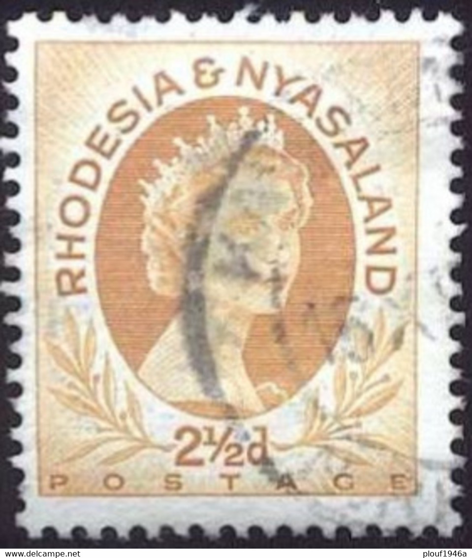 Pays : 404 (Rhodésie-Nyassaland : Colonie Britannique)  Yvert Et Tellier :    18 (o) - Rhodésie & Nyasaland (1954-1963)