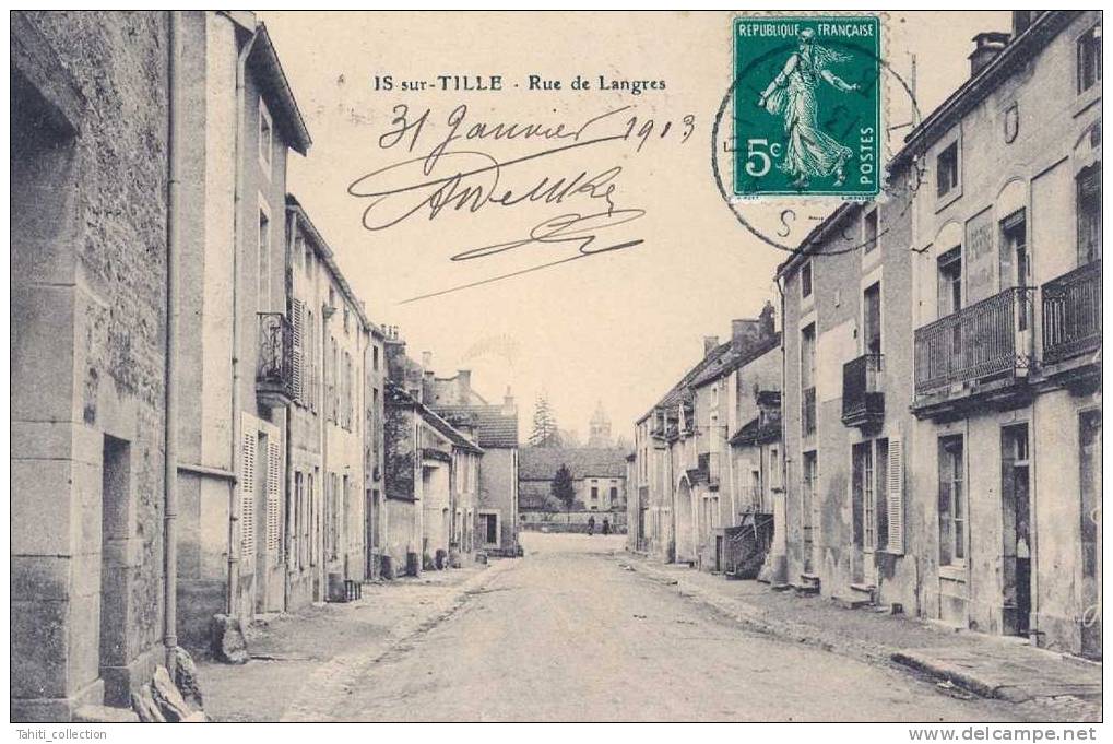 IS-sur-TILLE - Rue De Langres - Is Sur Tille