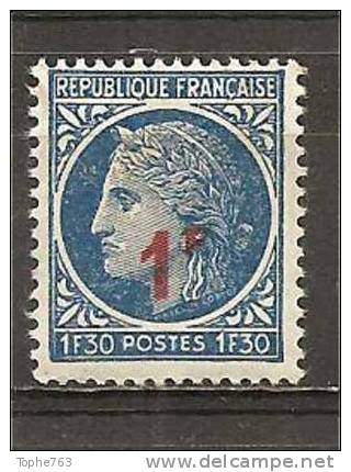 France 1948 YT N° 791* - Neufs