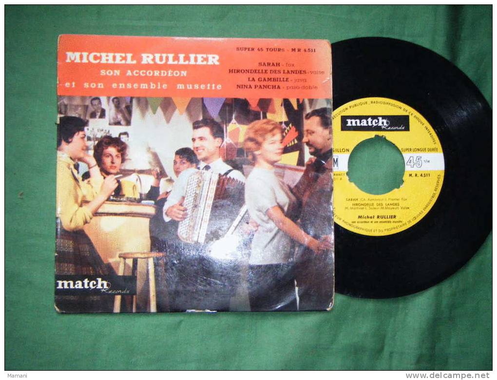 Vinylses -michel Rullier -sarak-hirondelle Des Landes--la Gambille-nina Pancha - 45 Rpm - Maxi-Singles