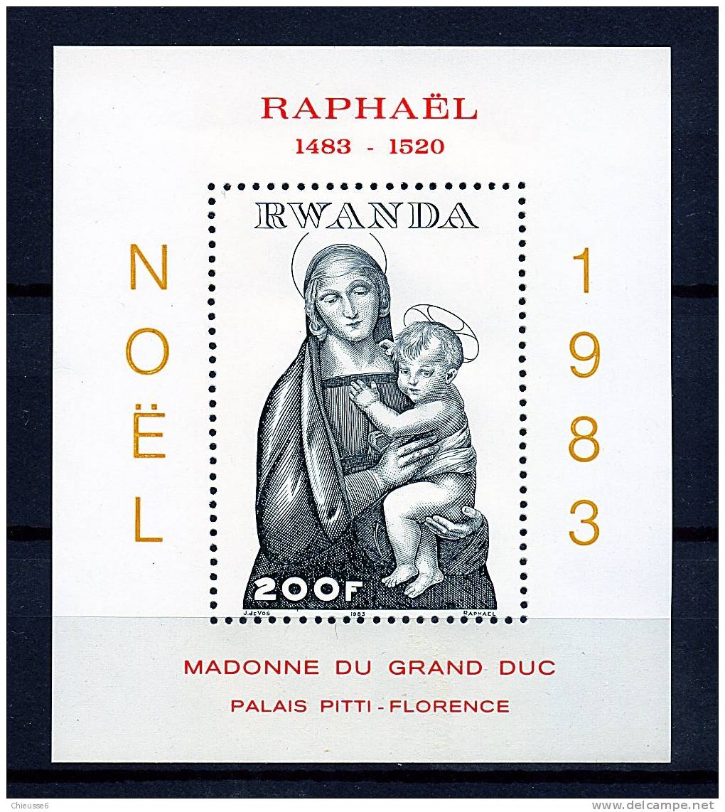 Rwanda ** Bloc N° 98 - Noël - Unused Stamps