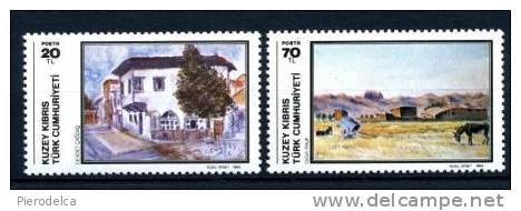 CIPRO AMMINISTRAZIONE TURCA 1984 - MNH ** - 2 Serie - Unused Stamps