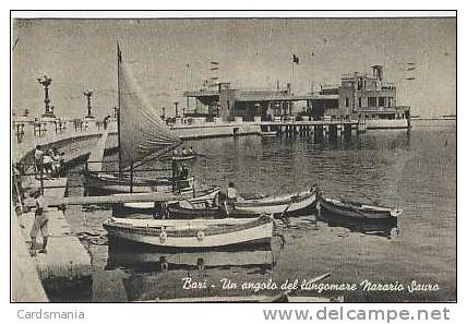 Bari-Un Angolo Del Lungomare Nazario Sauro-1947 - Bari