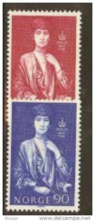 NORWAY 1969 MICHEL NO: 598-599  MNH - Unused Stamps