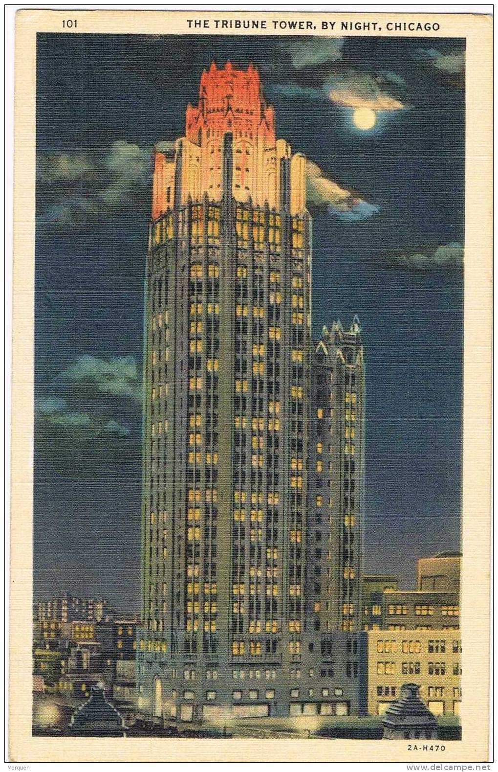 1266. Postal CHICAGO (Illinois) . Tribune Tower - Chicago
