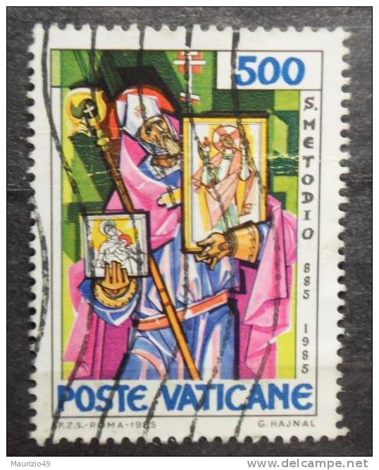 VATICANO 1985 Nr 770 San Metodio 500 Lire - Oblitérés