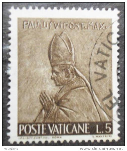 VATICANO 1966 Nr 423 Lavoro Arti E Mestieri 5 Lire - Gebraucht