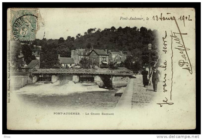 27 Pont-Audemer Barrage D27D K27467K C27467C RH095093 - Pont Audemer