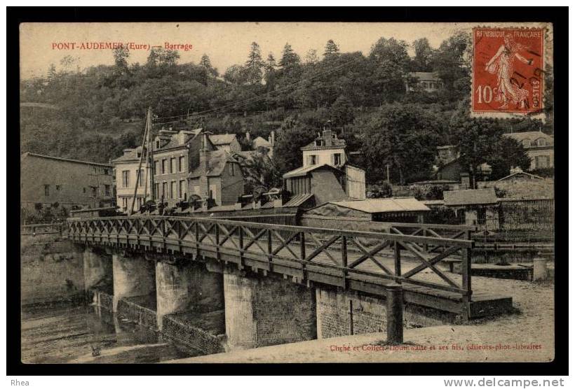 27 Pont-Audemer Barrage D27D K27467K C27467C RH095095 - Pont Audemer