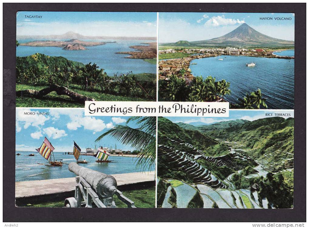 PHILIPPINES - TAGAYTAY - MAYON VOLCANO - MORO VINTAS - RICE TERRACES - Filipinas