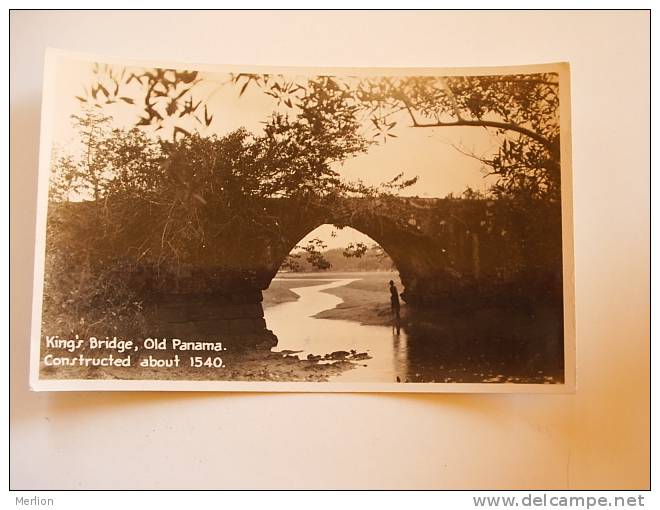 Panama -King's Bridge  - RPPC - Photo Postcard  1910-20's   VF D66700 - Panama