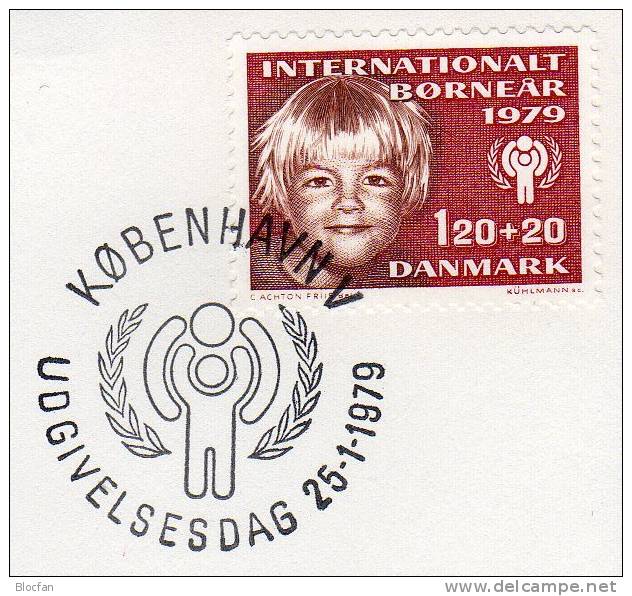 UNO Jahr Des Kindes 1979 Kind Beim Spiel Dänemark 676 Auf FDC 2€ - UNICEF