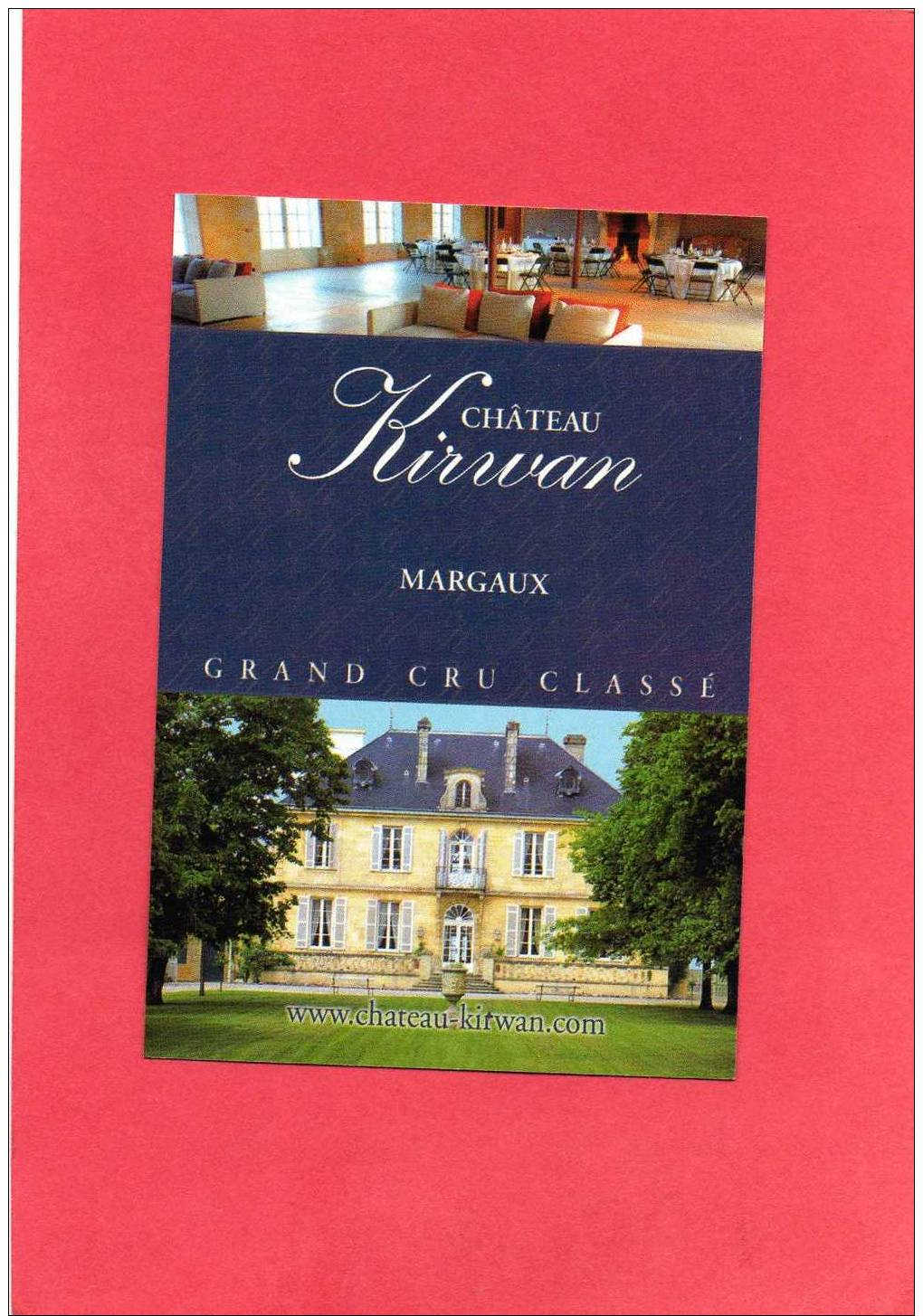 Carte Publicitaire - Château KIRWAN - Margaux - Advertising