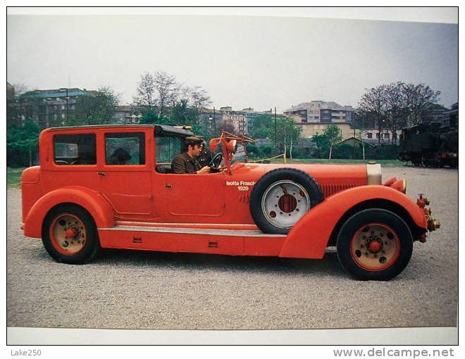 ISOTTA FRASCHINI 8A  VIGILI DEL FUOCO V.F POMPIERI 1929 - Autres & Non Classés